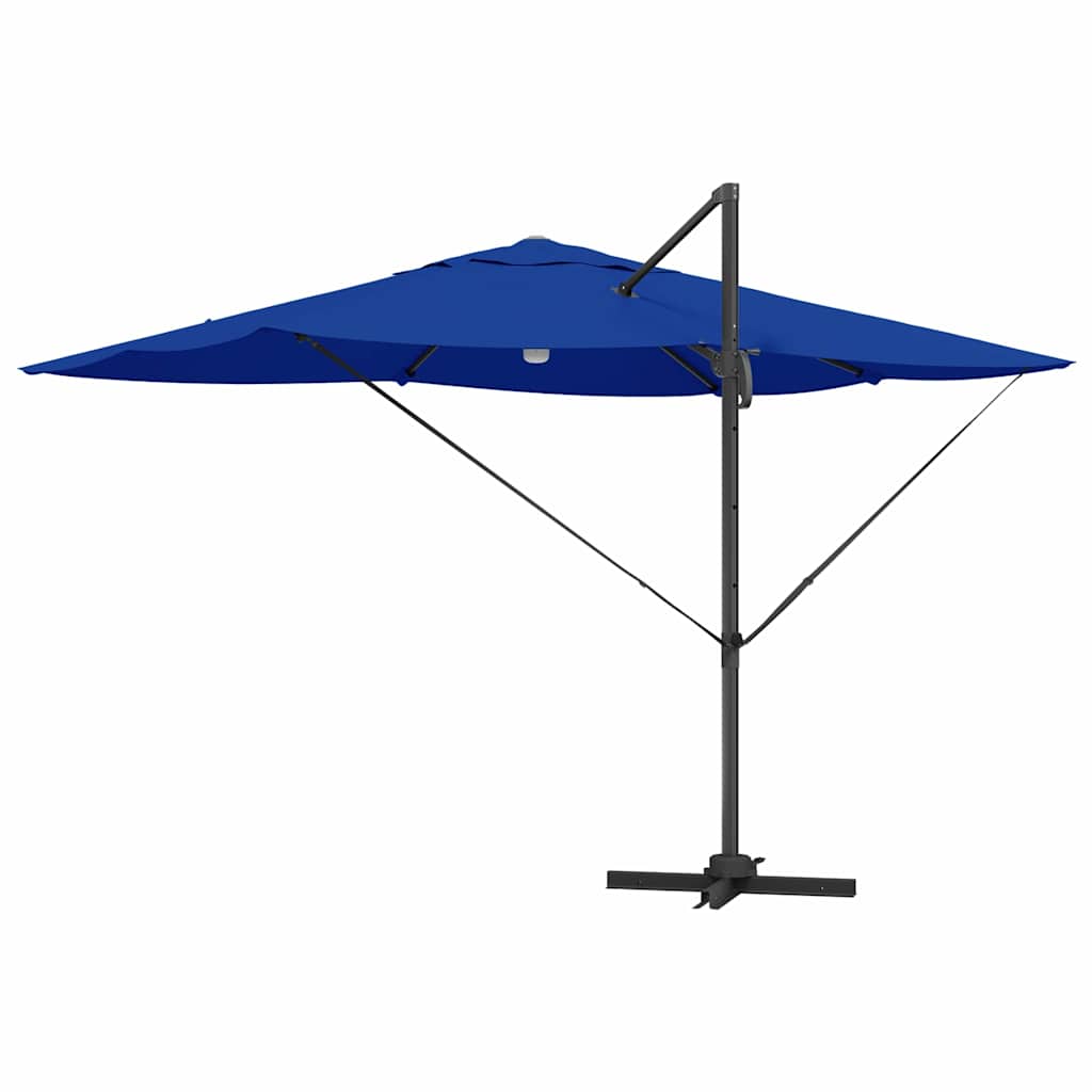 Ombrellone 351 x 250 x 253 cm Poliestere e Alluminio Azzurro