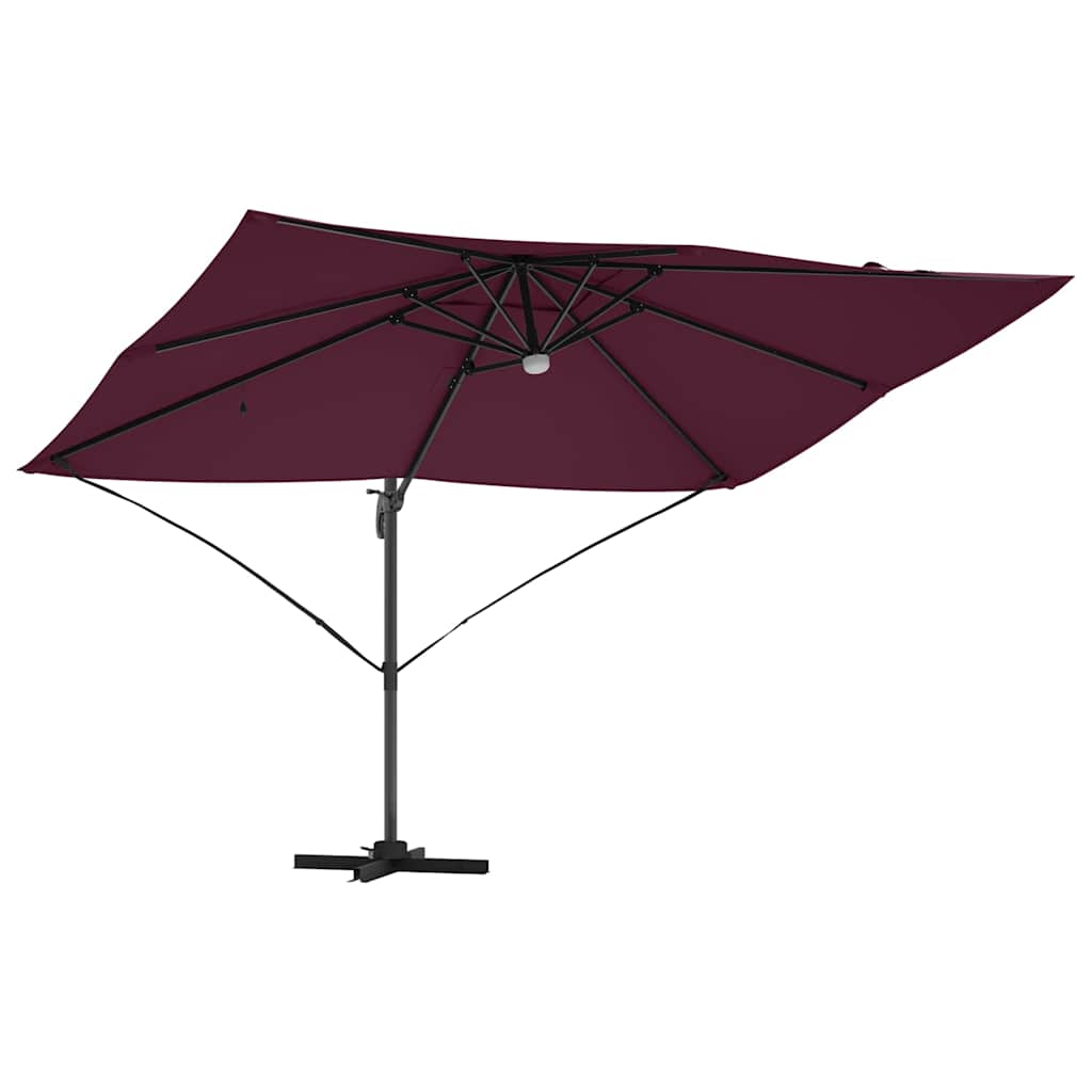 Ombrellone Rosso Bordeaux 351 x 250 x 253 cm