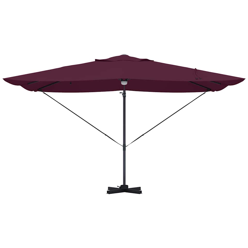 Ombrellone Rosso Bordeaux 351 x 250 x 253 cm