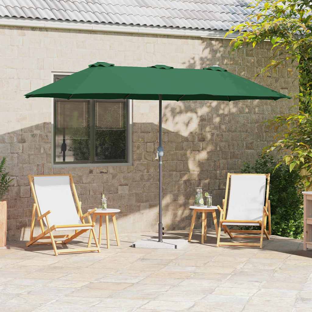 Ombrello da giardino 370 x 197 x 239 cm Poliestere e Alluminio