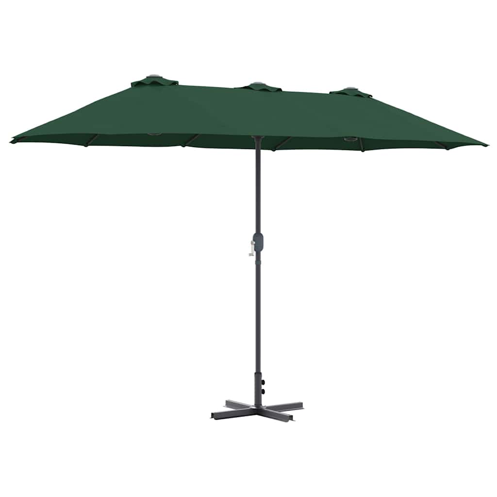 Ombrello da giardino 370 x 197 x 239 cm Poliestere e Alluminio