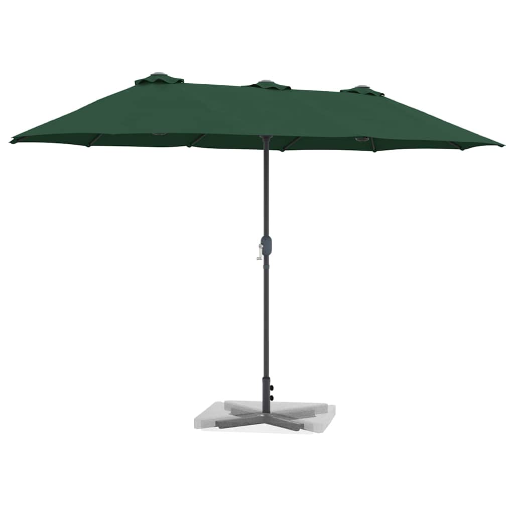 Ombrello da giardino 370 x 197 x 239 cm Poliestere e Alluminio