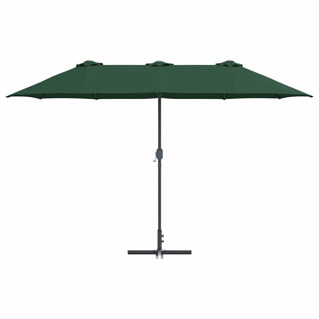 Ombrello da giardino 370 x 197 x 239 cm Poliestere e Alluminio