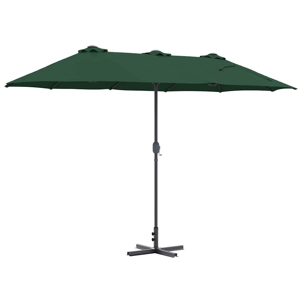 Ombrello da giardino 370 x 197 x 239 cm Poliestere e Alluminio