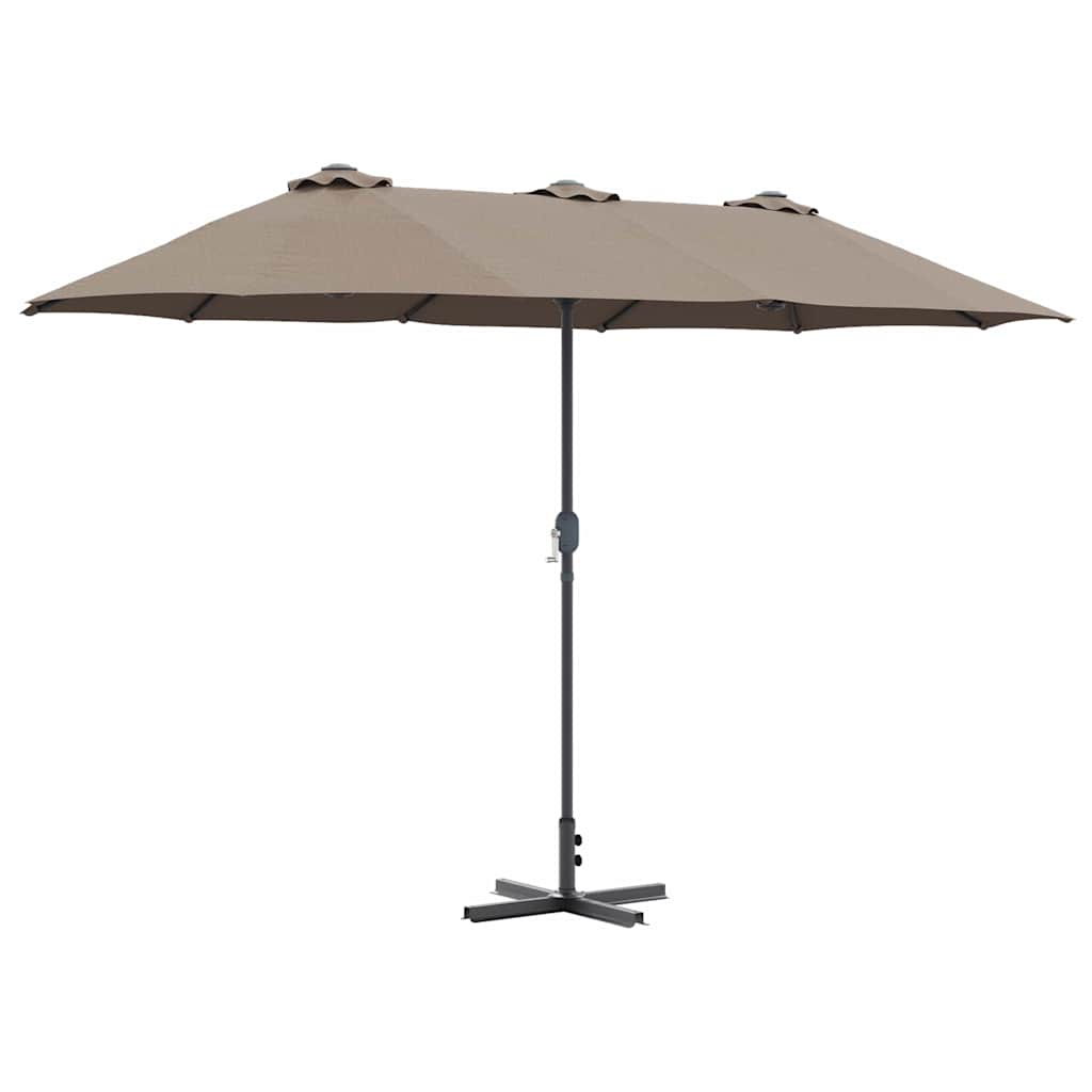 Ombrello da giardino 370 x 197 x 239 cm Poliestere e Alluminio