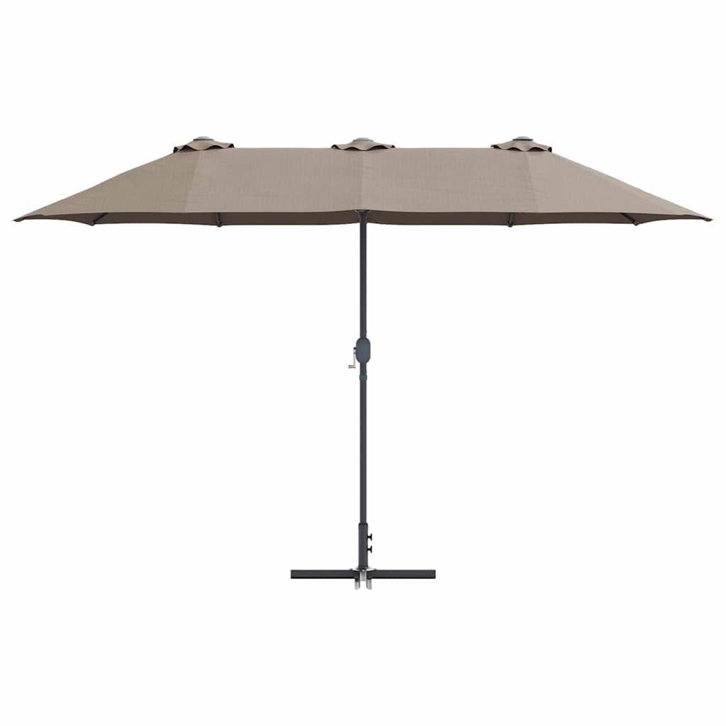 Ombrello da giardino 370 x 197 x 239 cm Poliestere e Alluminio