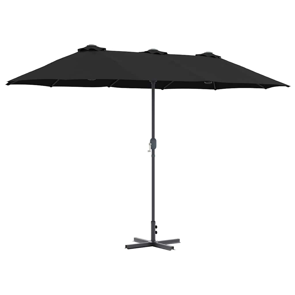 Ombrello da giardino 370 x 197 x 239 cm Poliestere e Alluminio