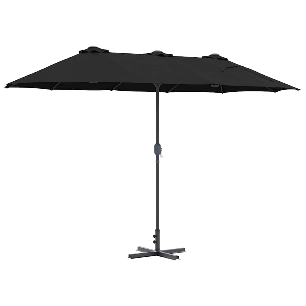 Ombrello da giardino 370 x 197 x 239 cm Poliestere e Alluminio