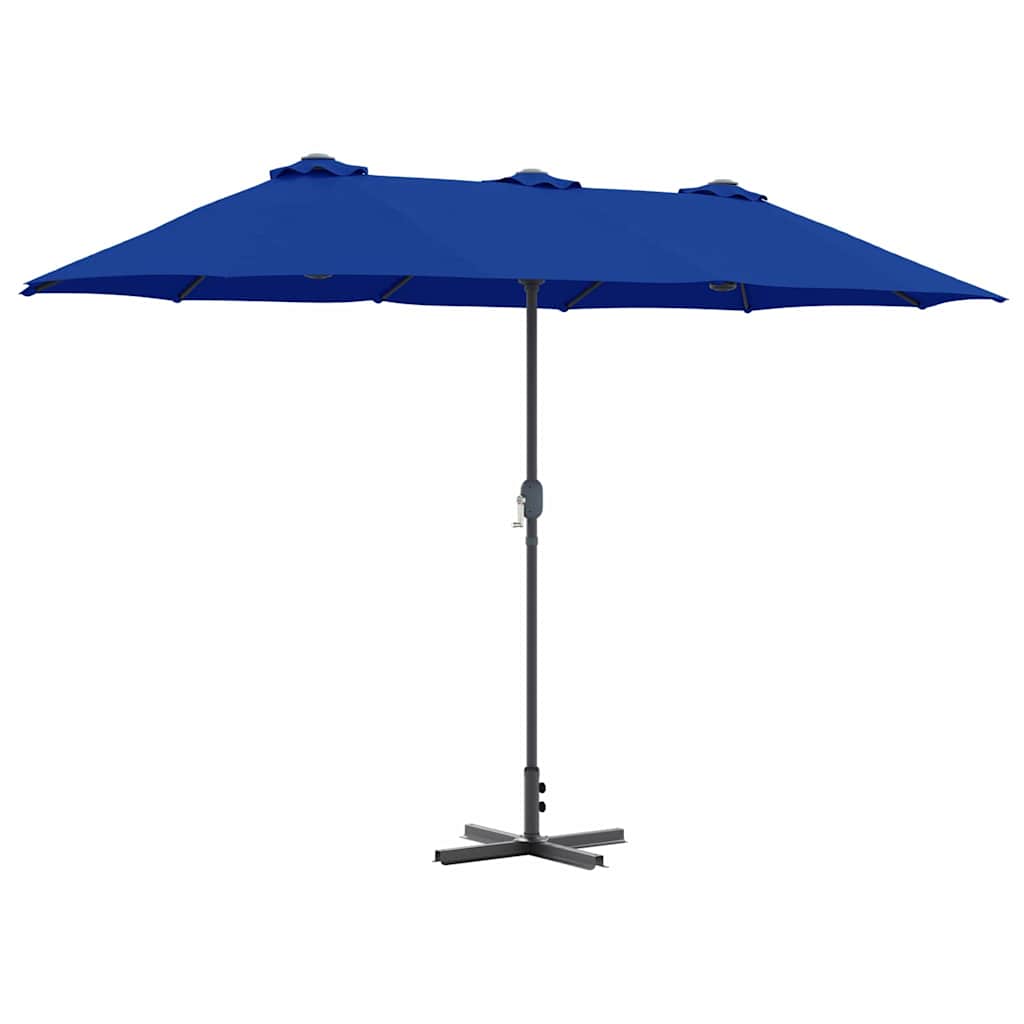 Ombrello da giardino 370 x 197 x 239 cm Poliestere e Alluminio