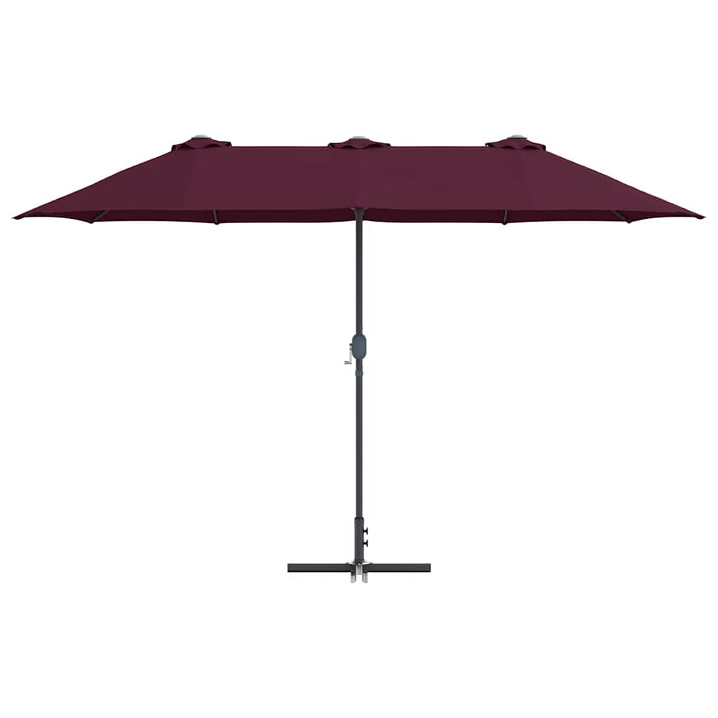 Ombrello da giardino 370 x 197 x 239 cm Poliestere e Alluminio