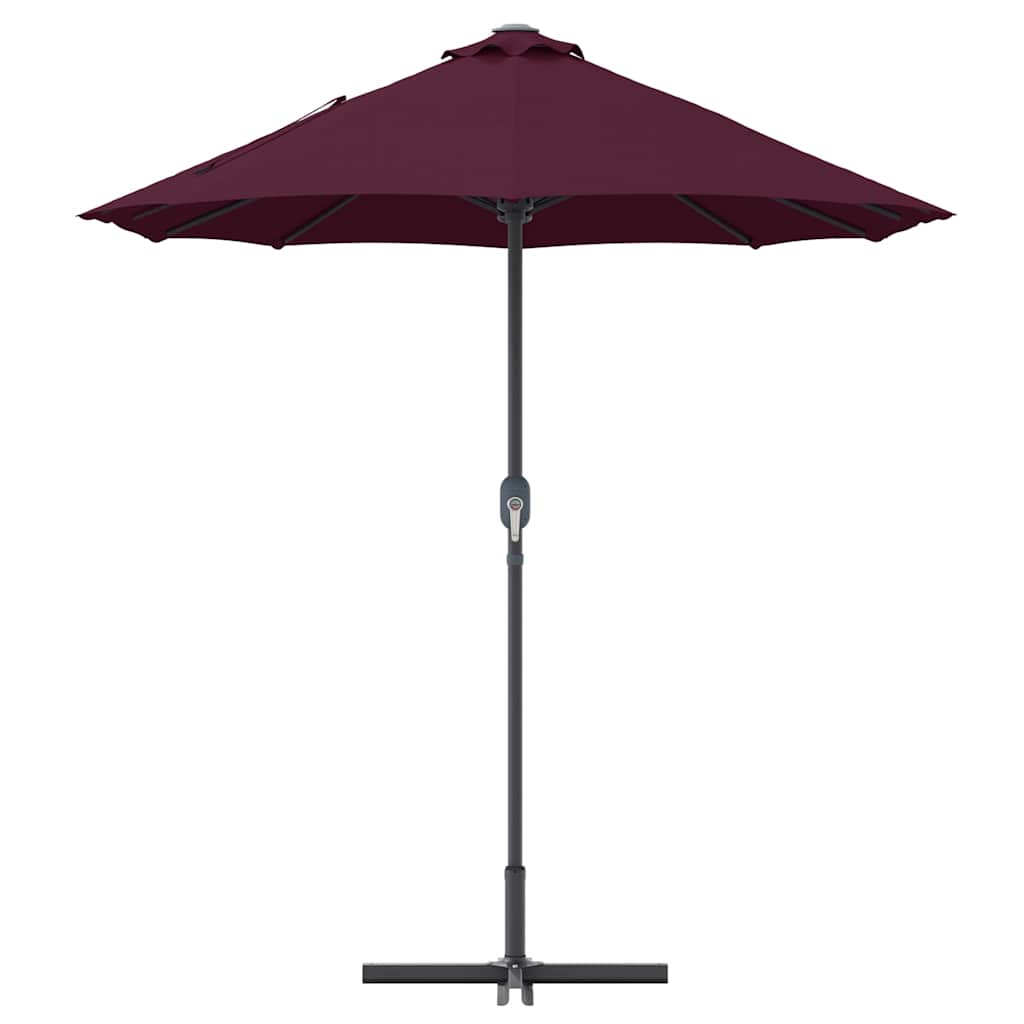 Ombrello da giardino 370 x 197 x 239 cm Poliestere e Alluminio
