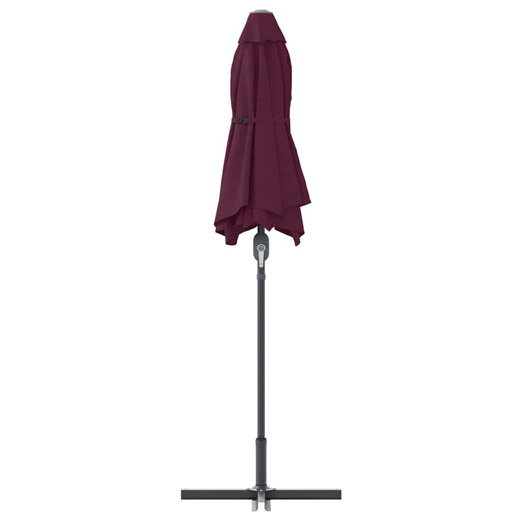 Ombrello da giardino 370 x 197 x 239 cm Poliestere e Alluminio