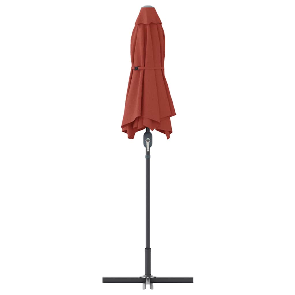 Ombrello da giardino 370 x 197 x 239 cm Poliestere e Alluminio