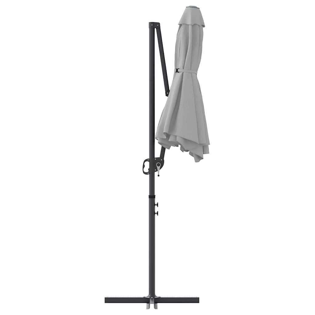 Ombrellone Sabbia 372 x 198 x 243 cm Poliestere e Alluminio