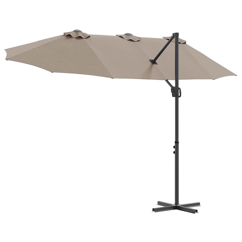 Ombrellone 372 x 198 x 243 cm Poliestere e Alluminio Talpa