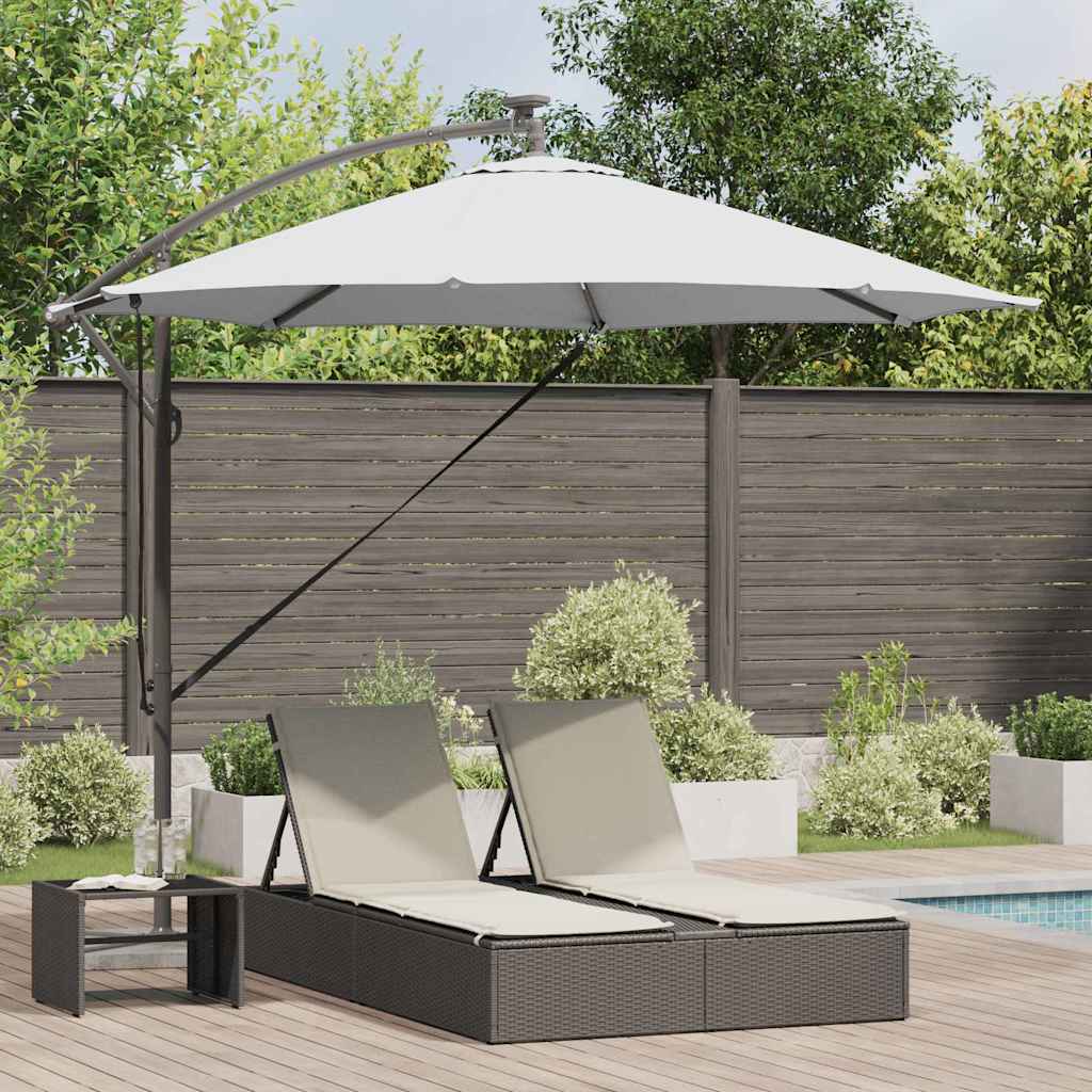 Ombrellone 294 x 294 x 248 cm Poliestere e Alluminio Sabbia