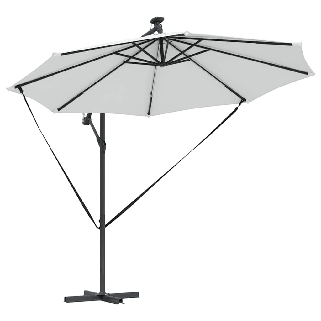 Ombrellone 294 x 294 x 248 cm Poliestere e Alluminio Sabbia