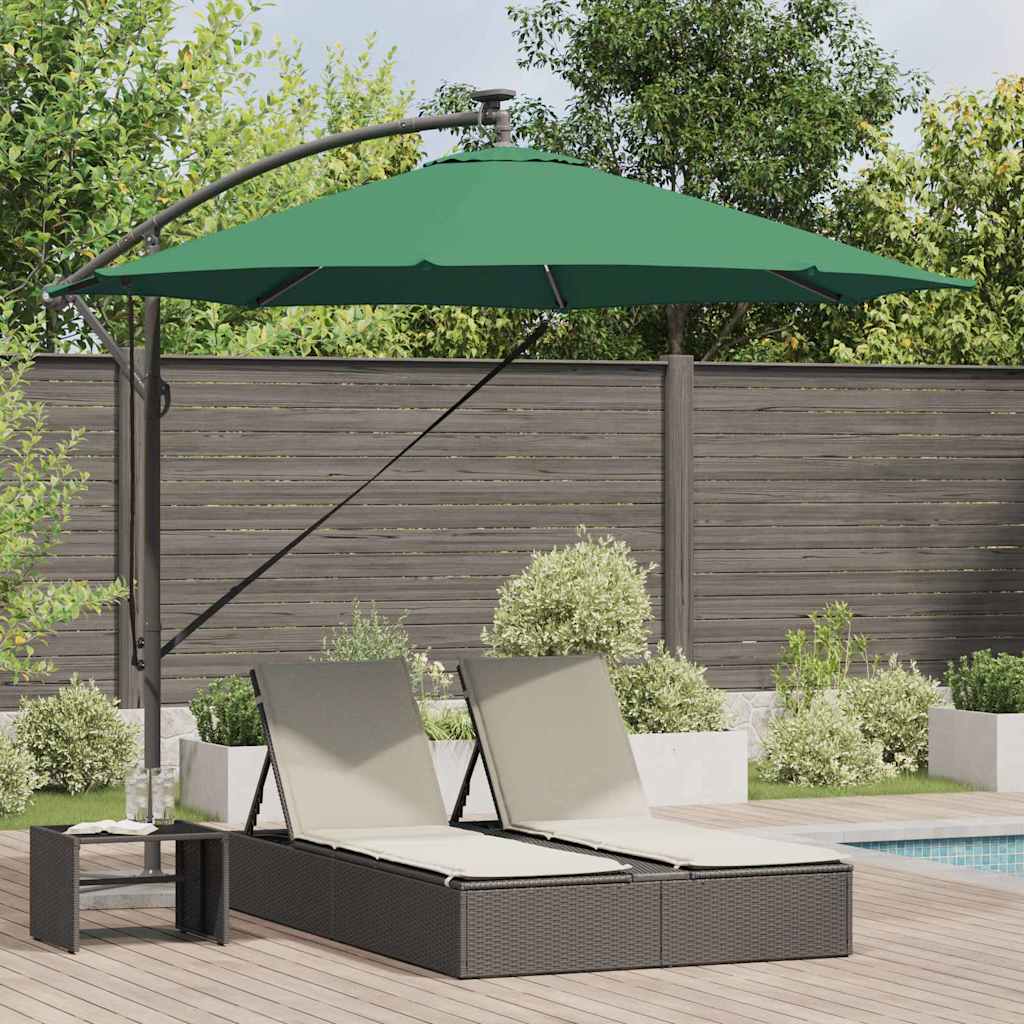 Ombrellone 294 x 294 x 248 cm Poliestere e Alluminio Verde