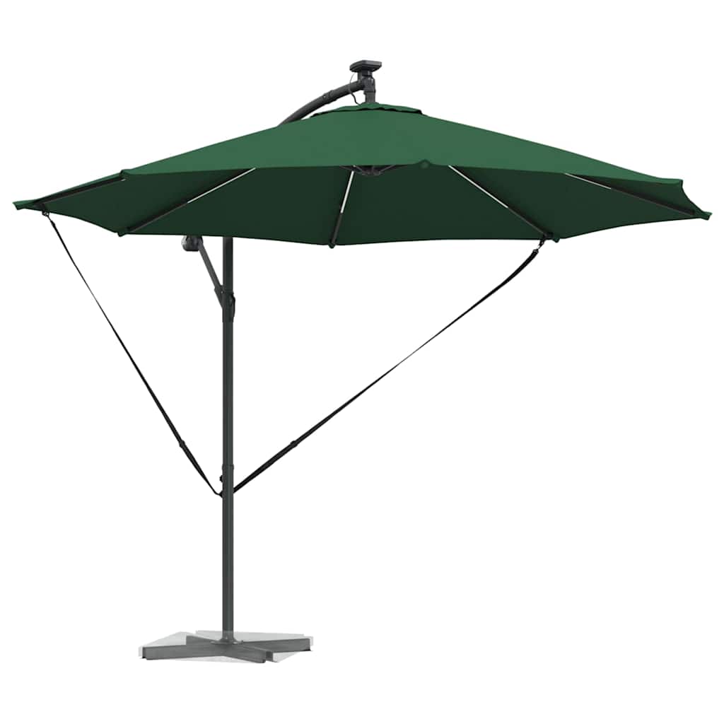 Ombrellone 294 x 294 x 248 cm Poliestere e Alluminio Verde