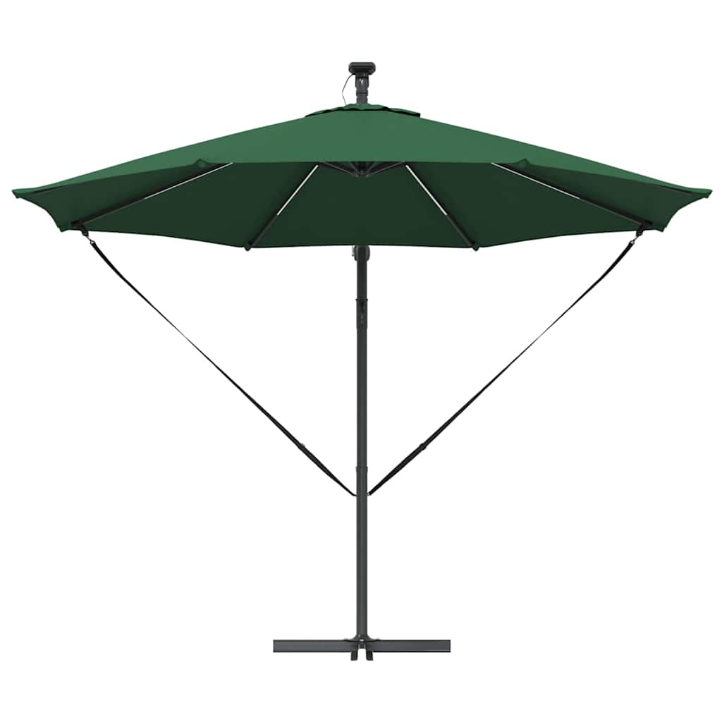 Ombrellone 294 x 294 x 248 cm Poliestere e Alluminio Verde