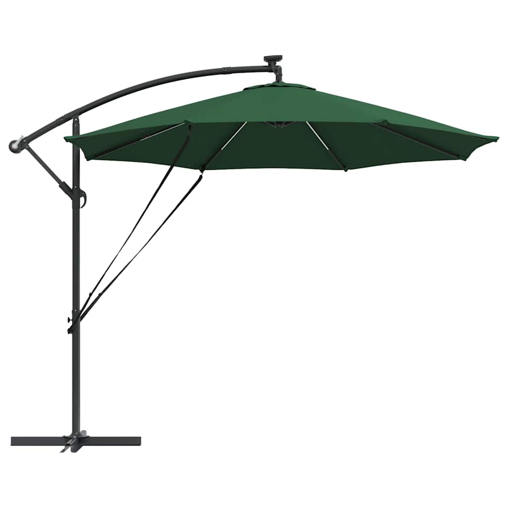 Ombrellone 294 x 294 x 248 cm Poliestere e Alluminio Verde