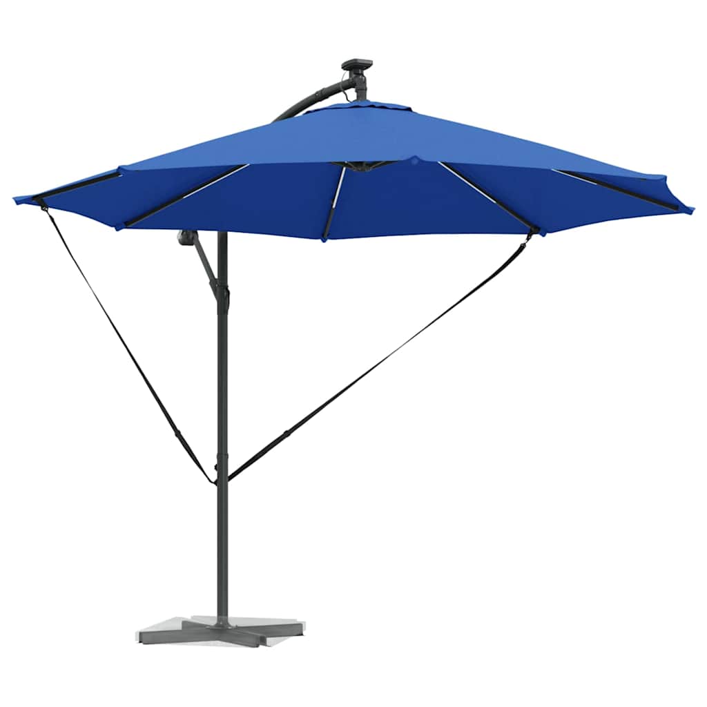 Ombrellone 294 x 294 x 248 cm Poliestere e Alluminio Azzurro