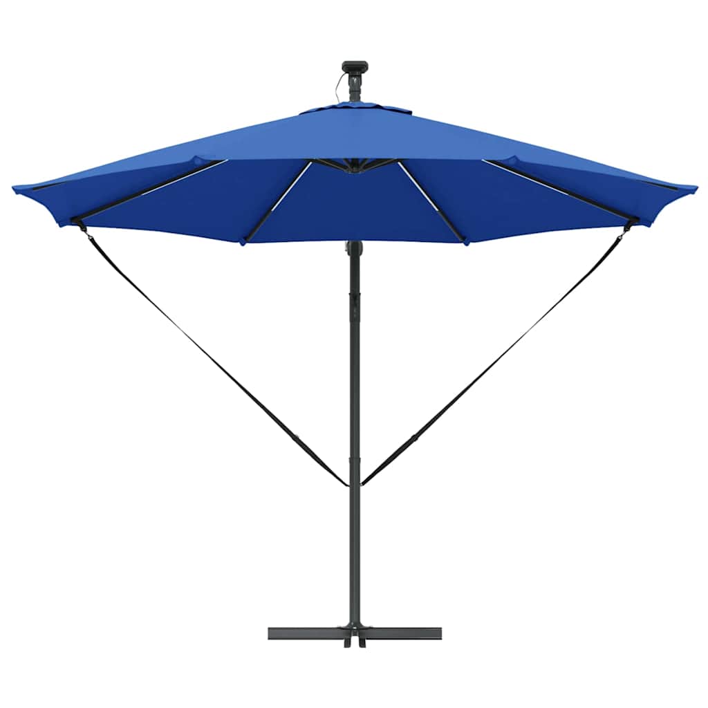 Ombrellone 294 x 294 x 248 cm Poliestere e Alluminio Azzurro
