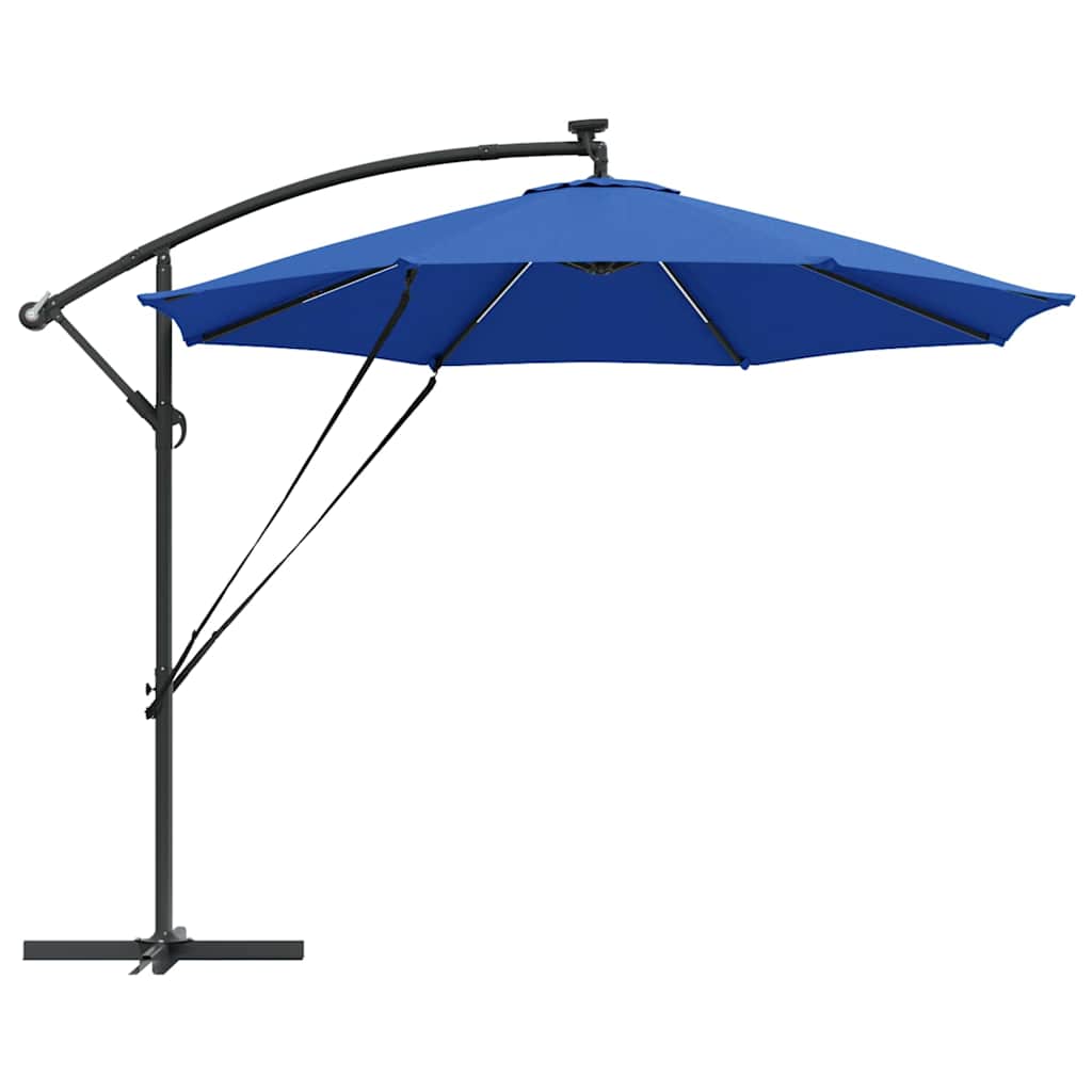 Ombrellone 294 x 294 x 248 cm Poliestere e Alluminio Azzurro