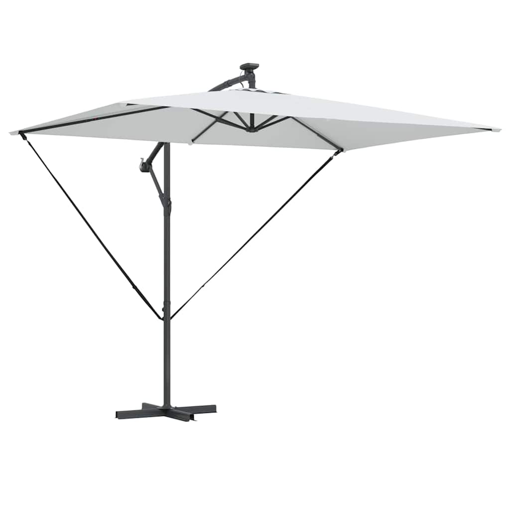 Ombrellone 294 x 200 x 270 cm Poliestere e Alluminio Sabbia