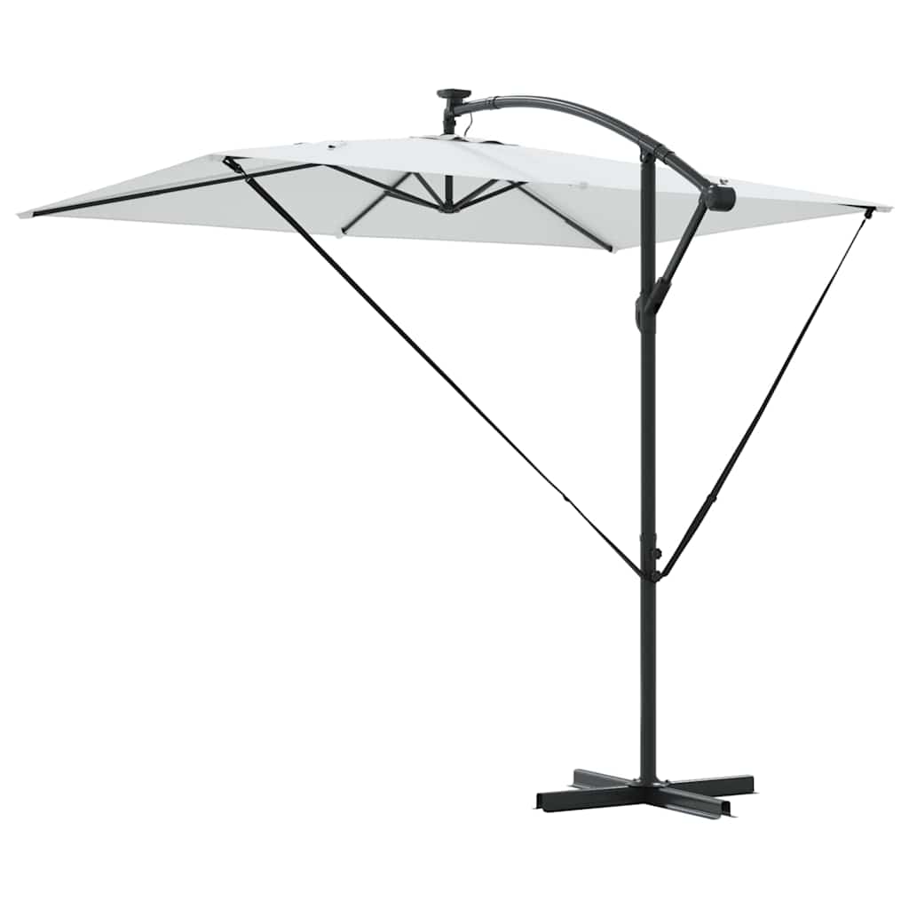 Ombrellone 294 x 200 x 270 cm Poliestere e Alluminio Sabbia