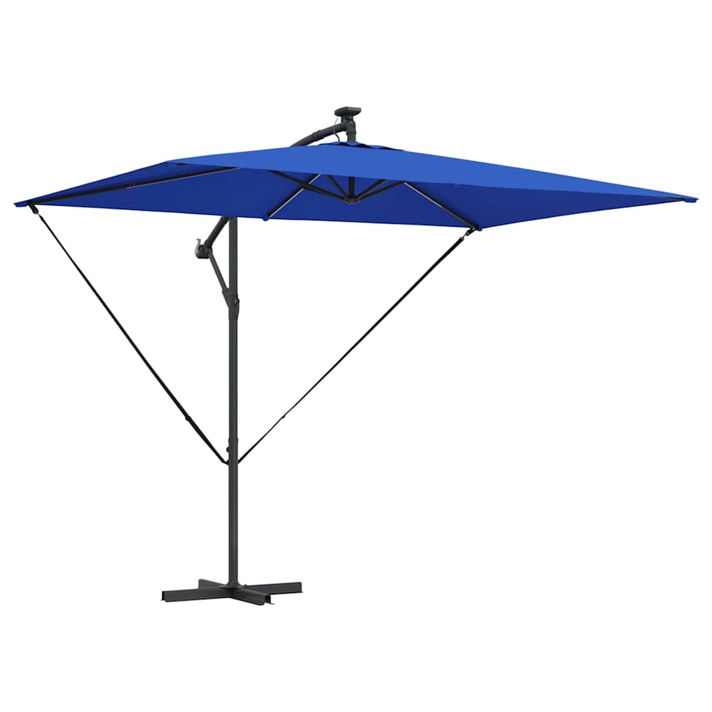 Ombrellone 294 x 200 x 270 cm Poliestere e Alluminio Azzurro
