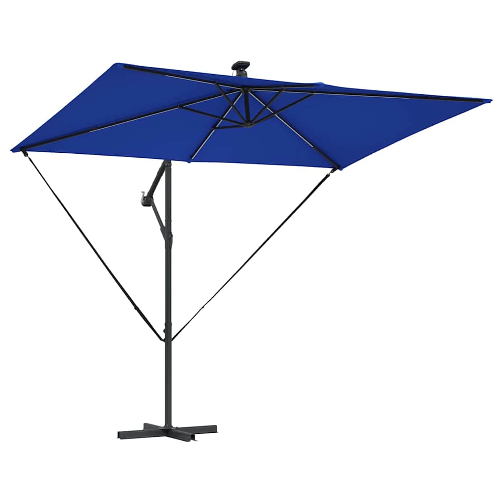Ombrellone 294 x 200 x 270 cm Poliestere e Alluminio Azzurro