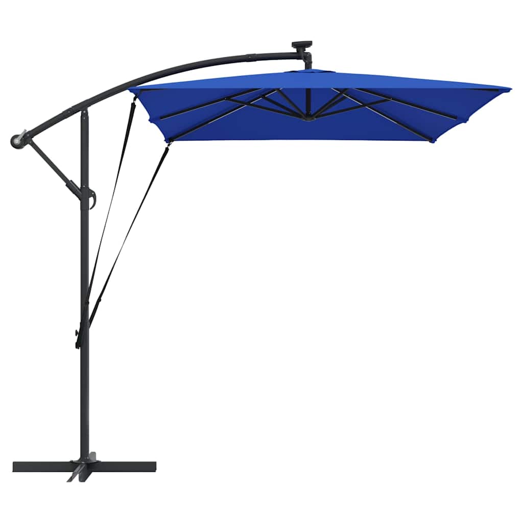 Ombrellone 294 x 200 x 270 cm Poliestere e Alluminio Azzurro