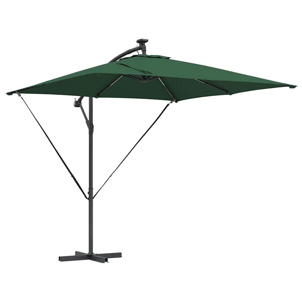 Ombrellone Verde 249 x 249 x 250 cm Poliestere e Alluminio