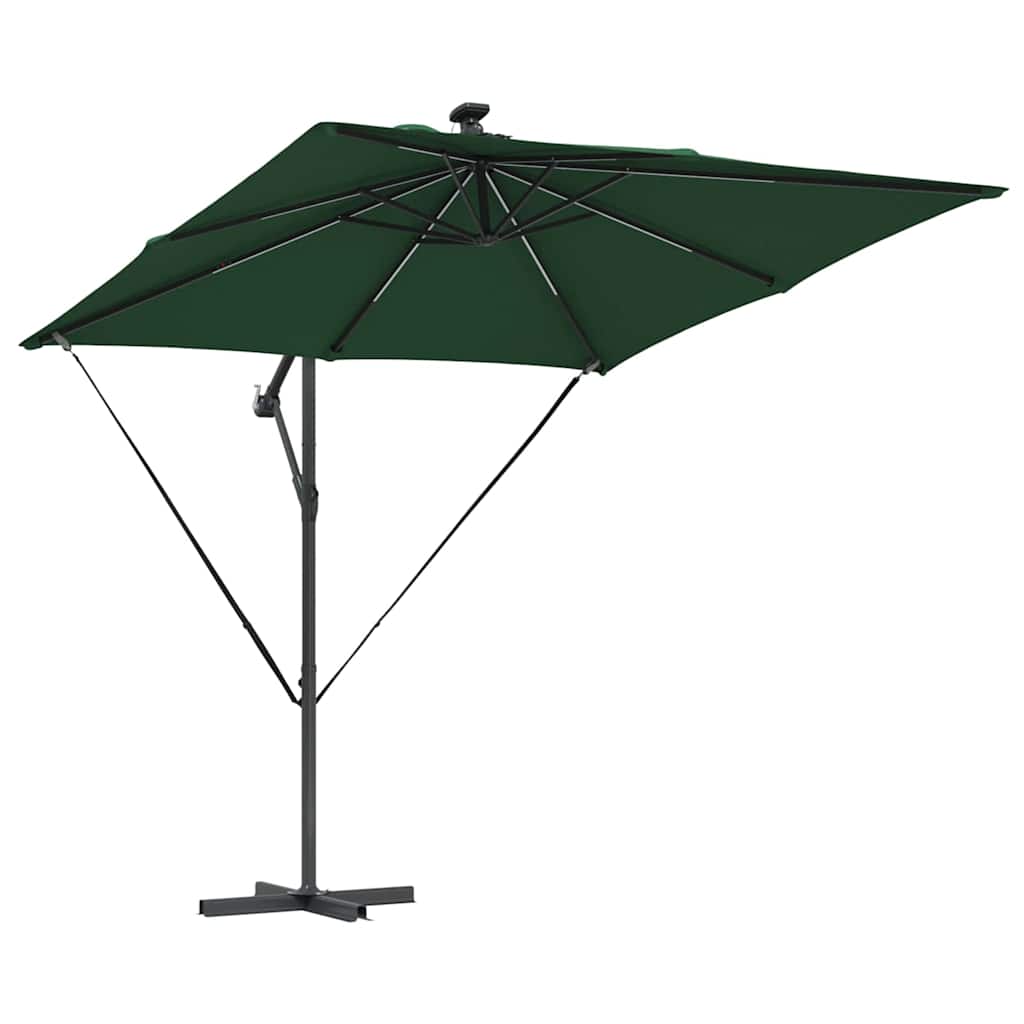 Ombrellone Verde 249 x 249 x 250 cm Poliestere e Alluminio