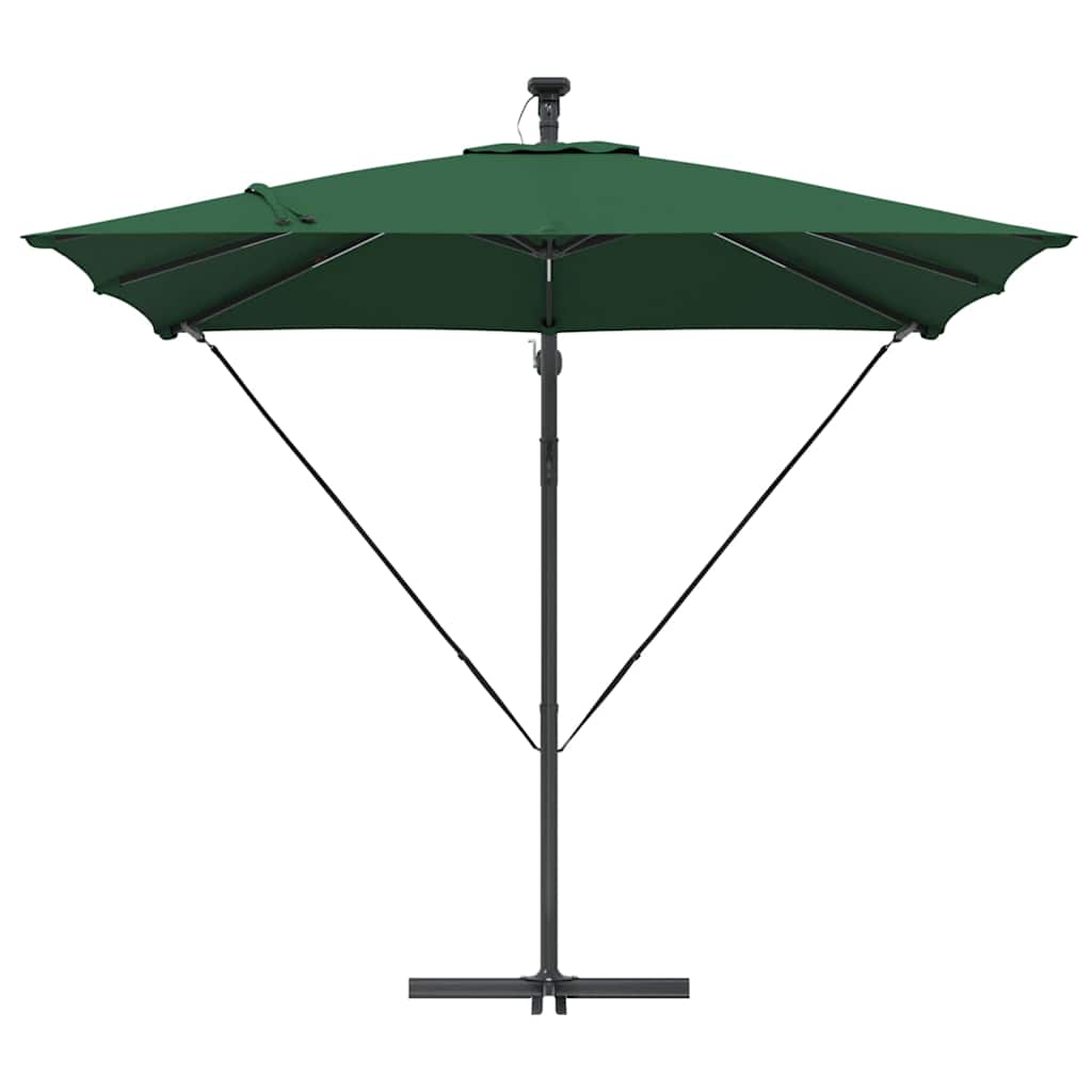 Ombrellone Verde 249 x 249 x 250 cm Poliestere e Alluminio