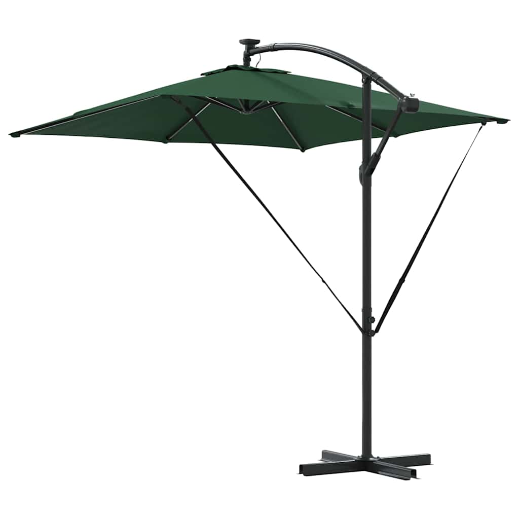 Ombrellone Verde 249 x 249 x 250 cm Poliestere e Alluminio