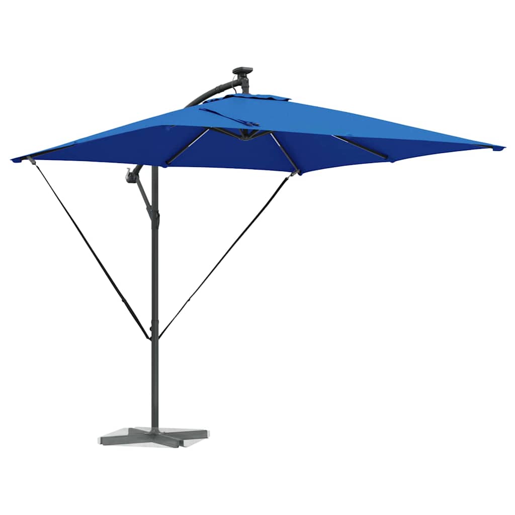 Ombrellone 249 x 249 x 250 cm Poliestere e Alluminio Azzurro