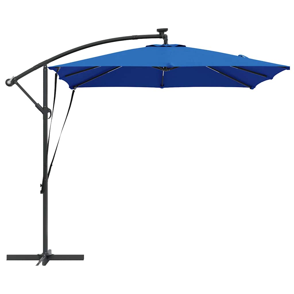 Ombrellone 249 x 249 x 250 cm Poliestere e Alluminio Azzurro