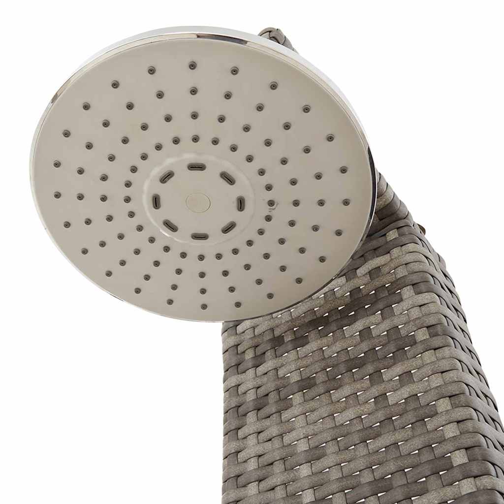 Doccia da giardino polyrattan Grigio