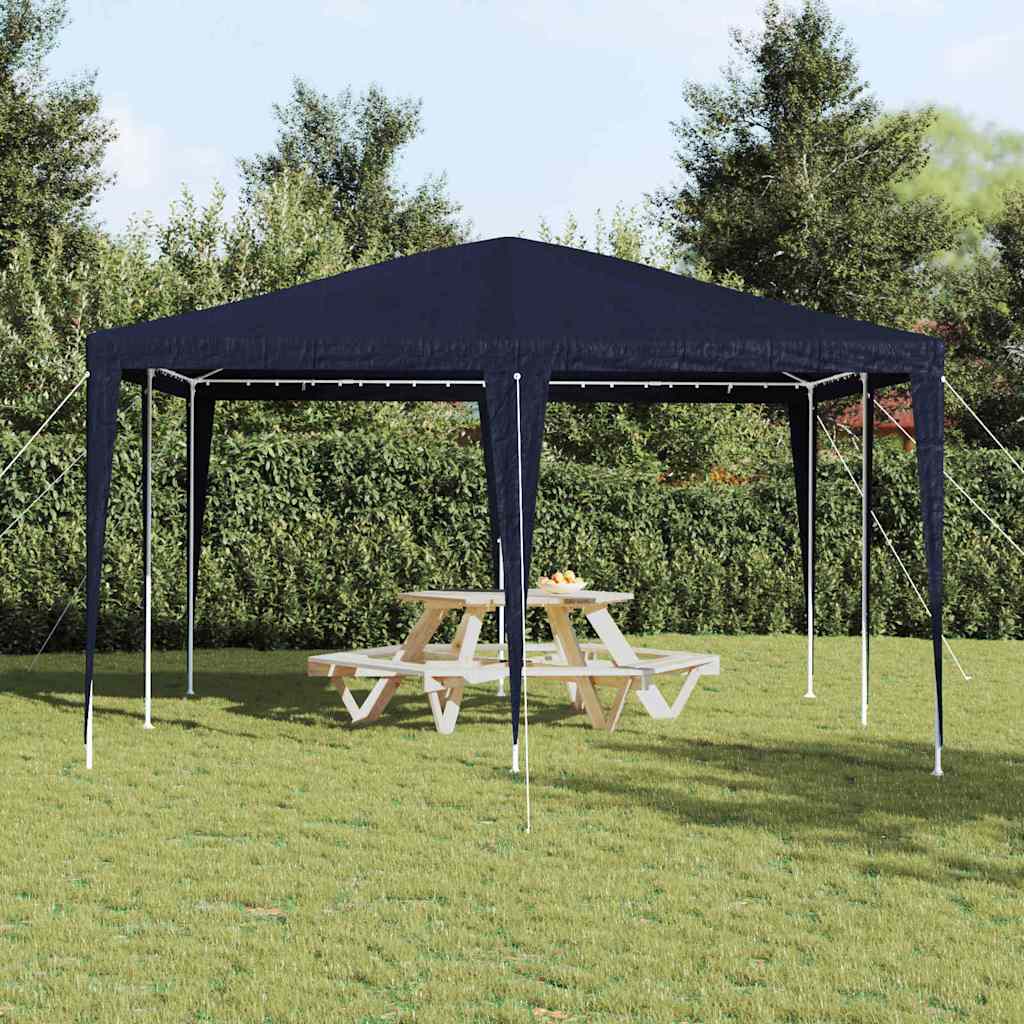 Tenda Party Blu 400 x 400 x 266 cm Polietilene e Acciaio