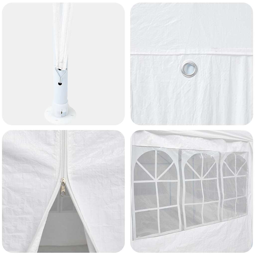 Tenda Party Bianco 400 x 400 x 266 cm Polietilene