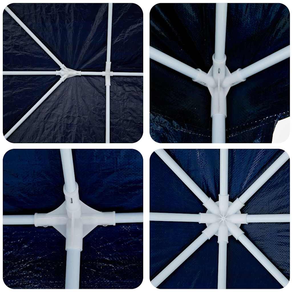 Tenda Party Blu 400 x 400 x 266 cm Polietilene