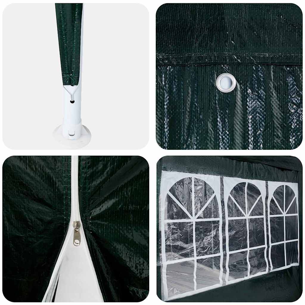 Tenda Party Verde 400 x 400 x 266 cm Polietilene