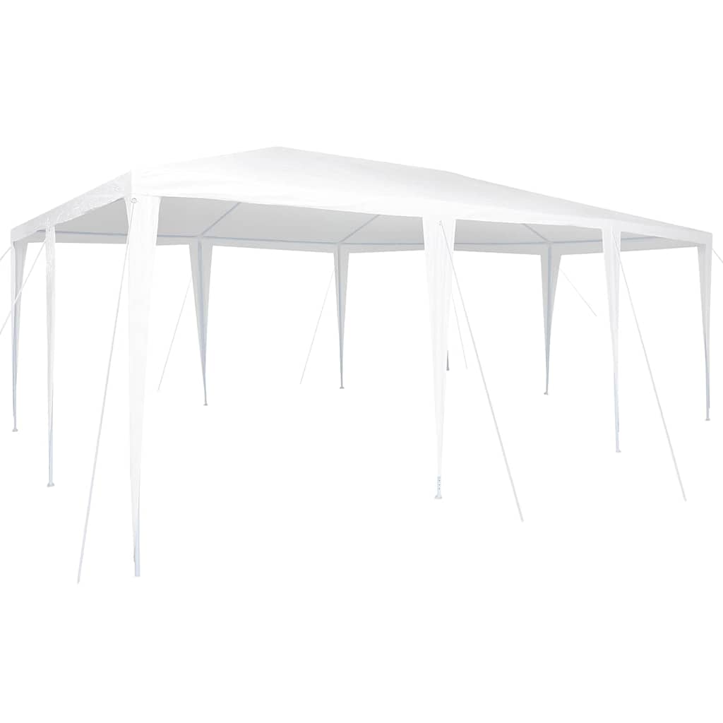Tenda Party Bianco 600 x 400 x 266 cm Polietilene e Acciaio