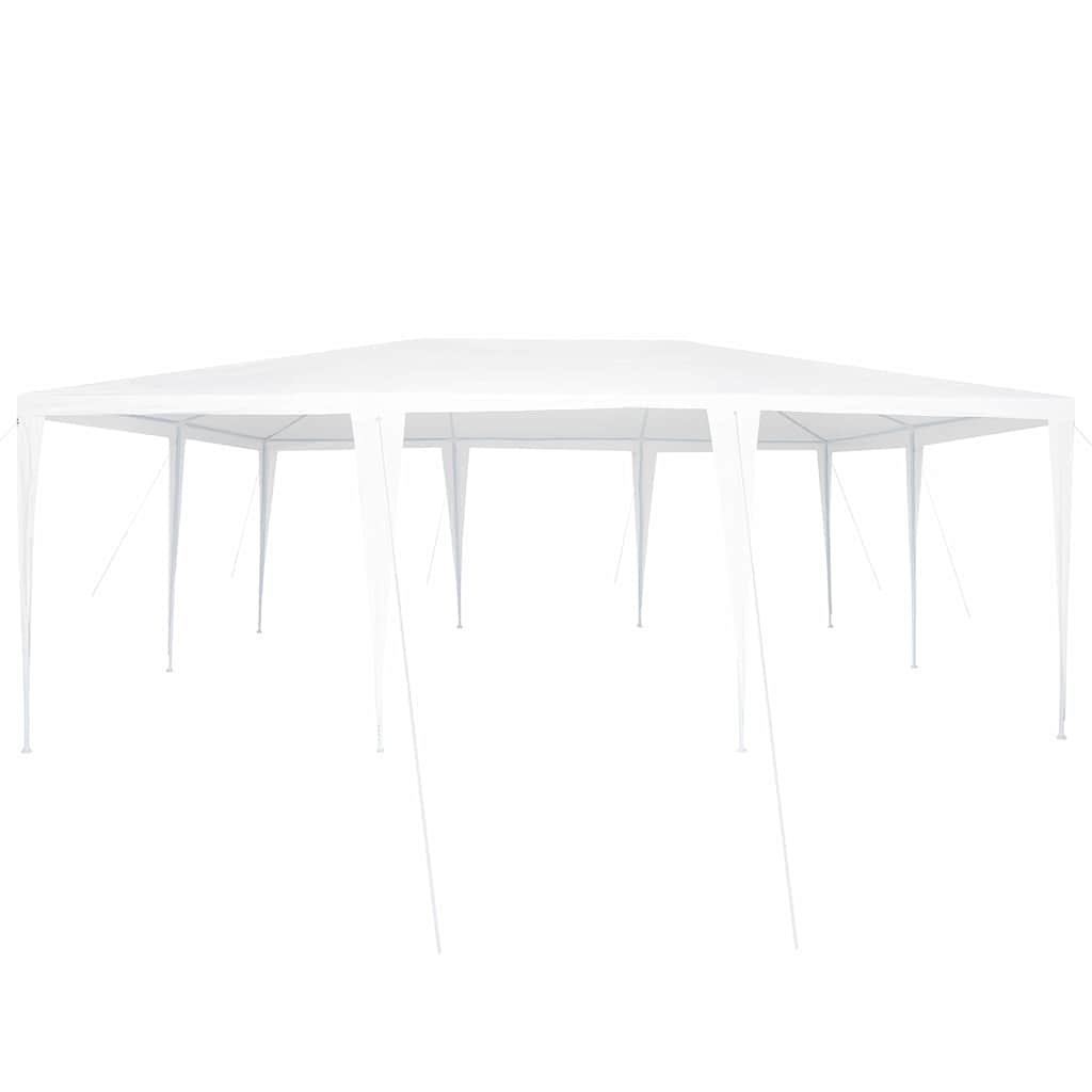 Tenda Party Bianco 600 x 400 x 266 cm Polietilene e Acciaio