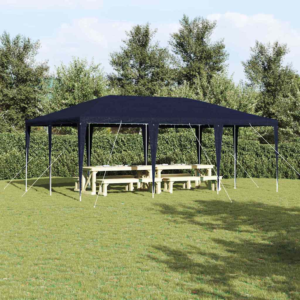 Tenda Party Blu 600 x 400 x 266 cm Polietilene e Acciaio