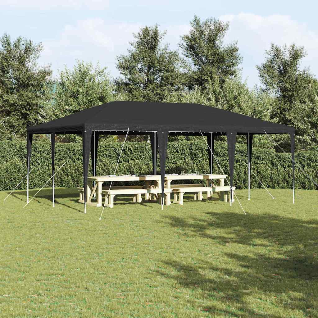 Tenda Party Antracite 600 x 400 x 266 cm Polietilene e Acciaio