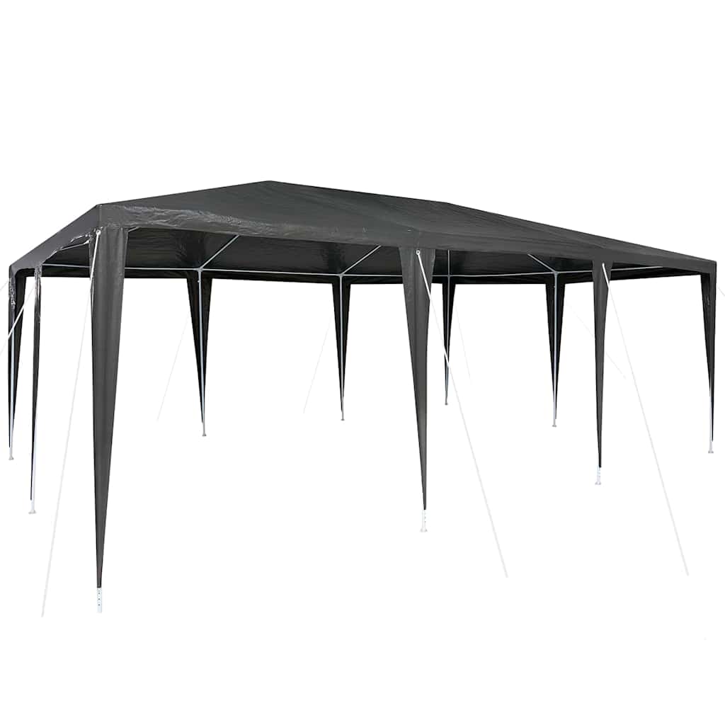 Tenda Party Antracite 600 x 400 x 266 cm Polietilene e Acciaio