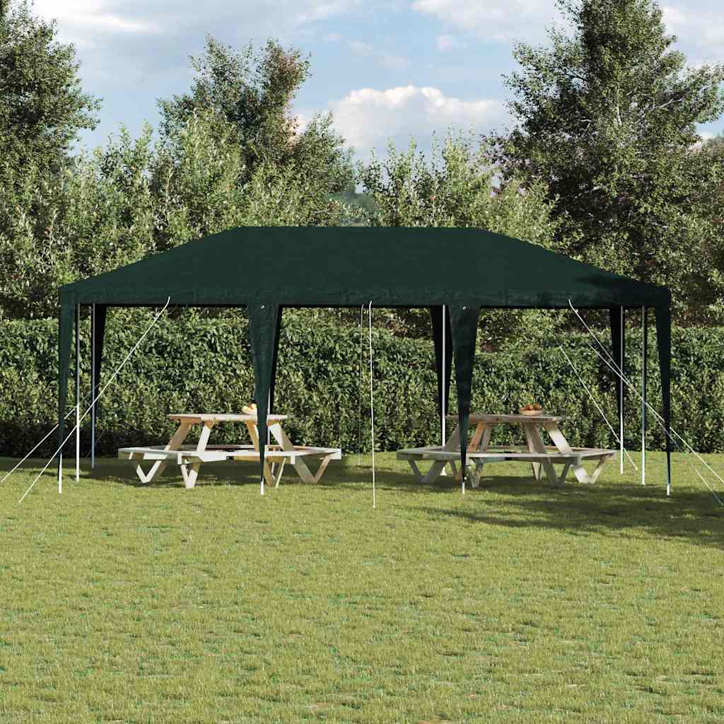 Tenda Party Verde 600 x 400 x 266 cm Polietilene e Acciaio